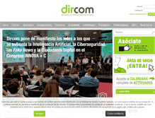 Tablet Screenshot of dircom.org